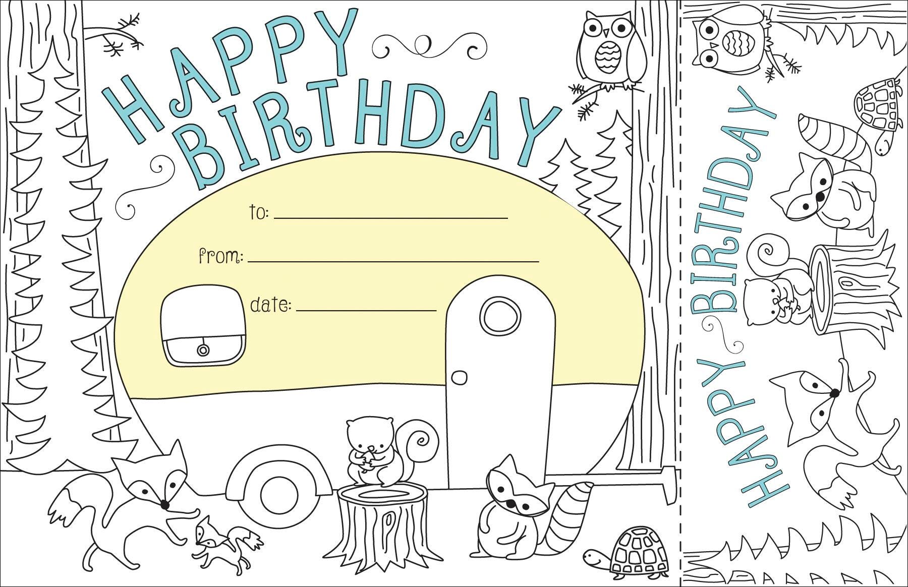Barker Creek Color Me! Happy Birthday Awards and Bookmarks Set, Item Number 1595302